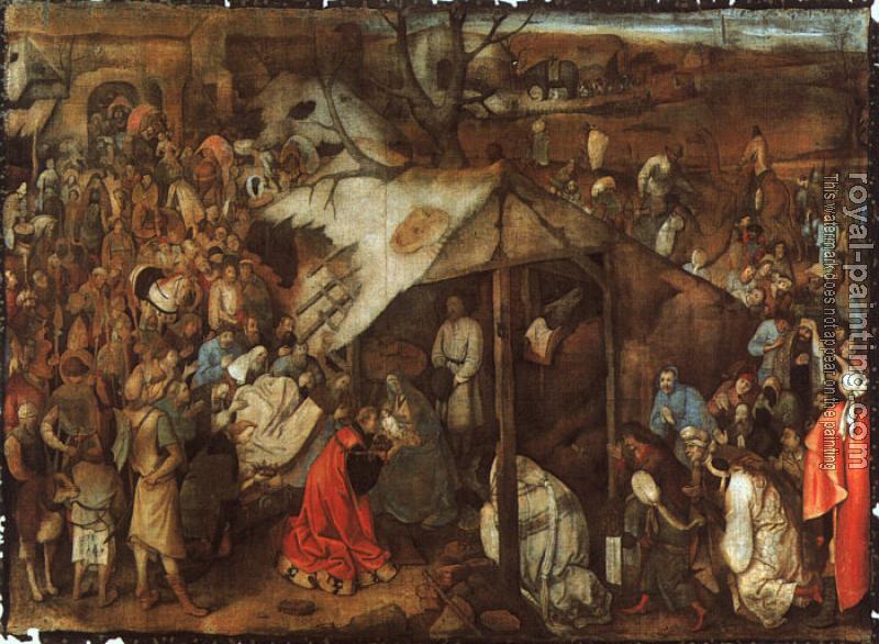Pieter The Elder Bruegel : The Adoration of the Kings II